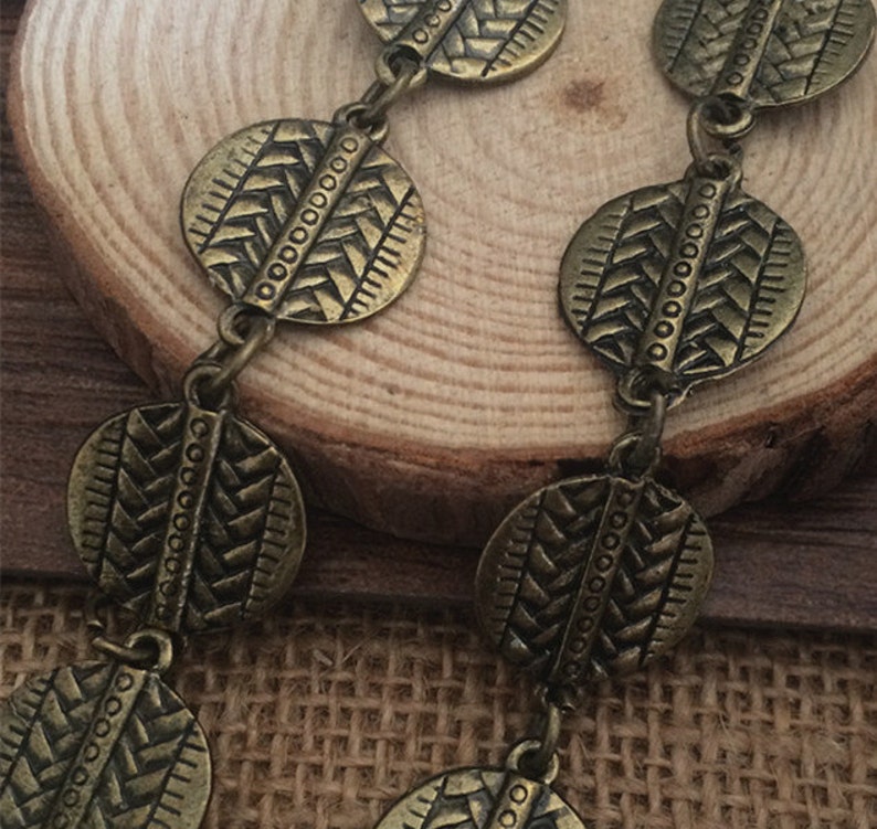 90cm Antique Bronze Chain 17mm Wide Etsy