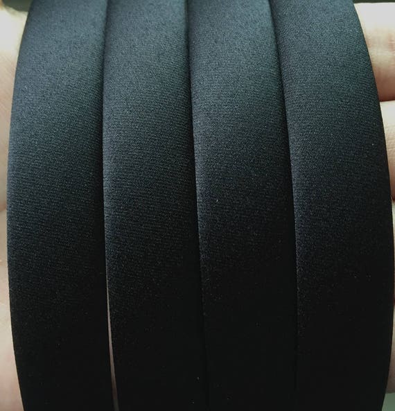 15pcs black Fabric plastic Headband 18mm Wide accessories