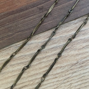 2m bronzen koperen ketting keten voor sieraden maken van 3MM
