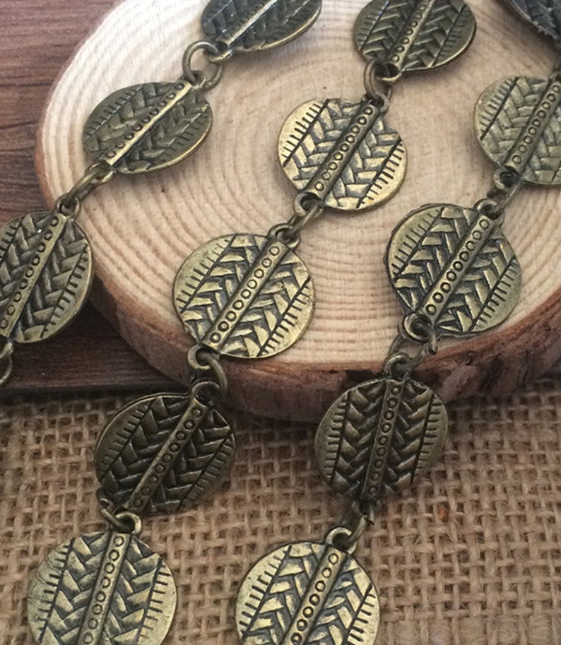 90cm Antique Bronze Chain 17mm Wide Etsy