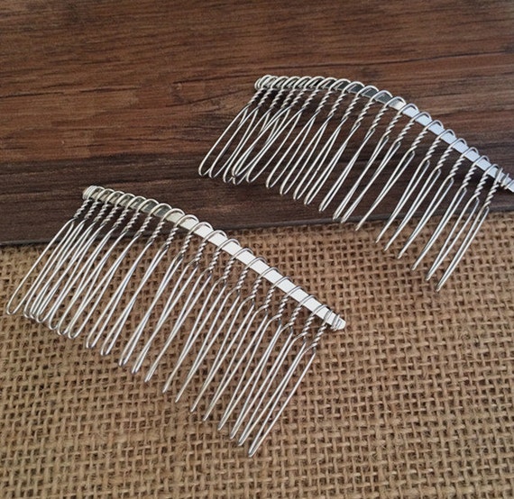 20teeth Metal Hair Combs 10PCS Etsy