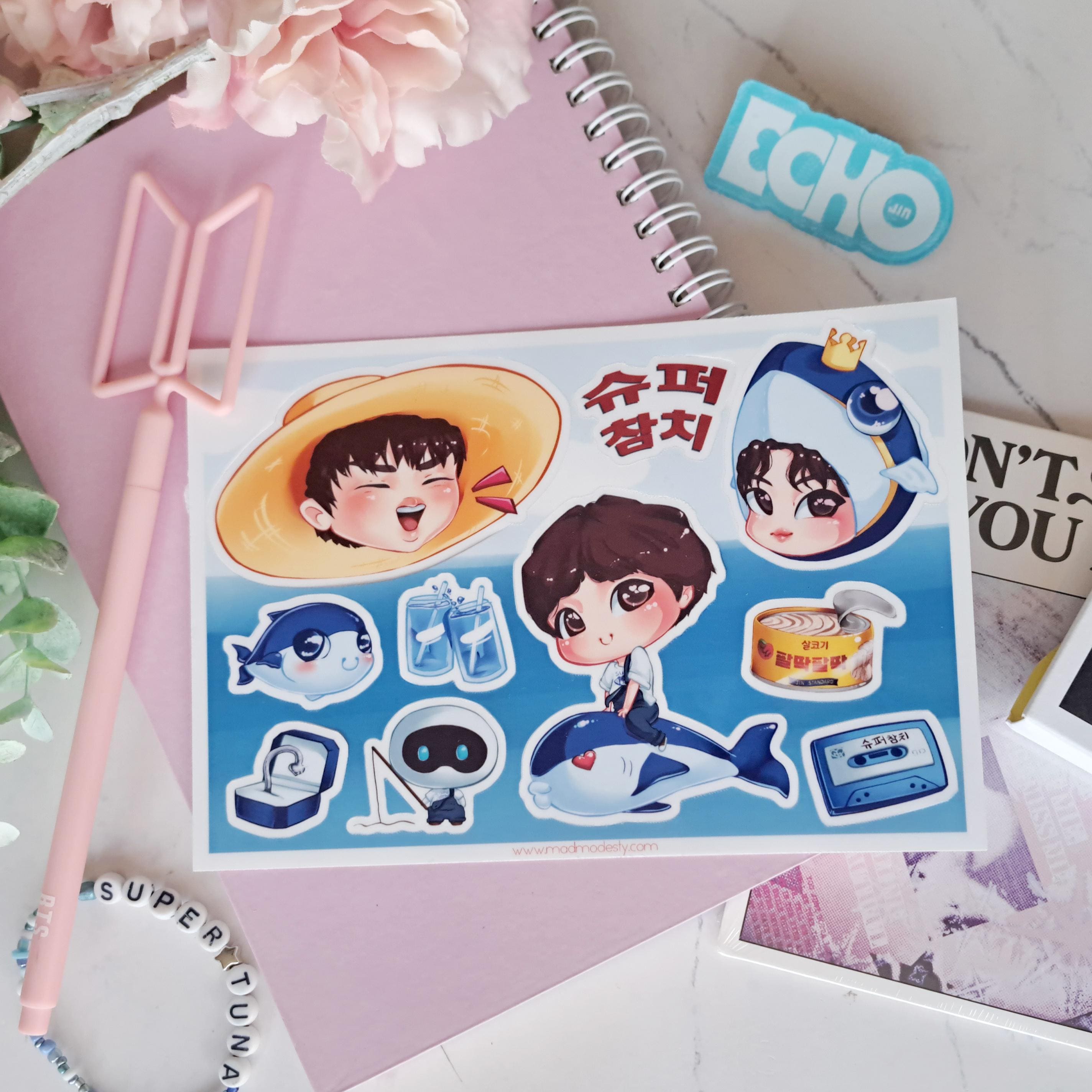 Kim Seokjin Decals - Etsy