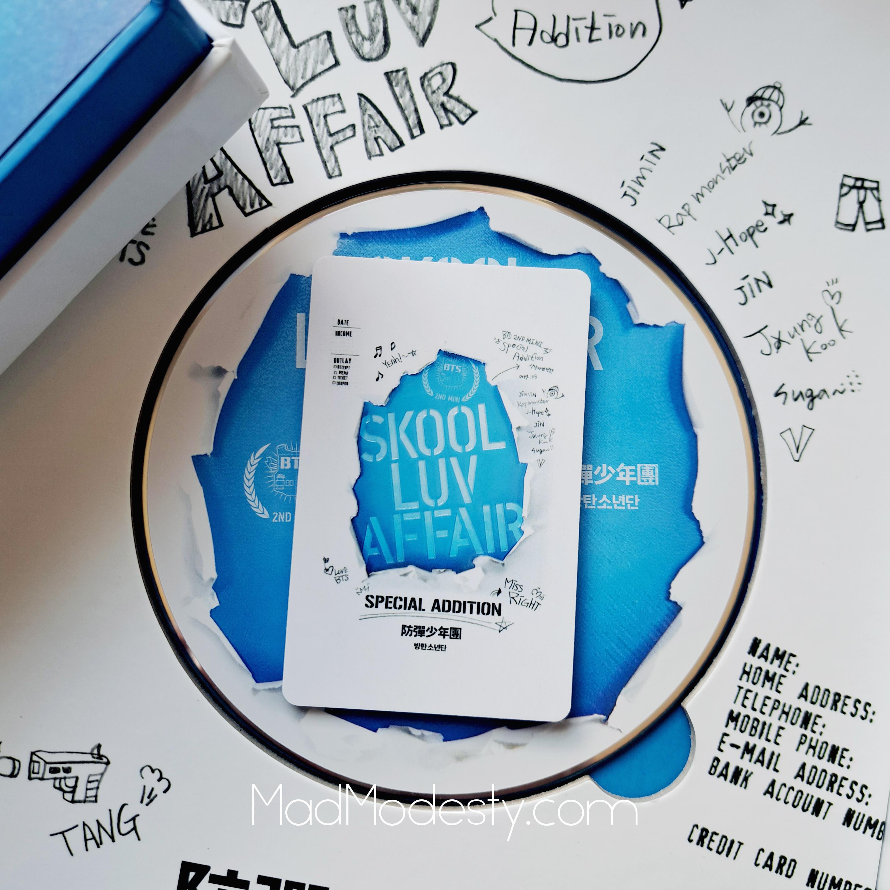 BTS「Skool luv affair - special addition」インスパイアカード - K 