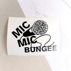 BTS lyrics decal mic drop vinyl sticker mic mic bungee army k-pop laptop car sticker decoration home gift binder image 1
