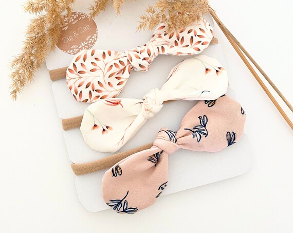 Headbands / Headbands Baby JERSEY- Set of 3 - Baby Girl Hairdressing Accessory