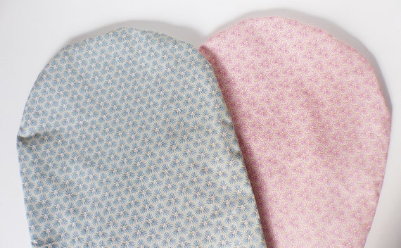 TOPPONCINO Cover - BLUE Grey / PINK of your choice- Oekotex fabric - Montessori - baby girl birth gift