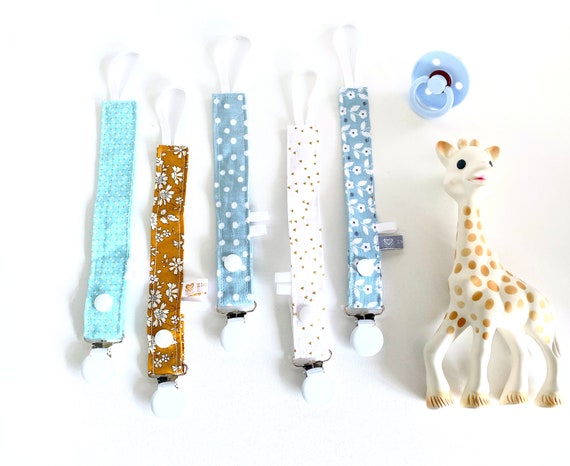 Nipple attachment - Fabric pattern OF CHOICE - Oekotex - birth gift idea - blanket attachment - fabric lollipop attachment