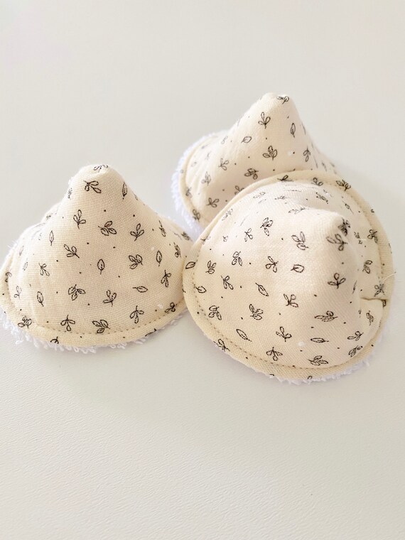 Set of 3 Pee Tipis - GAZE Peel FOLIAGE - Oekotex cotton - boy birth gift idea - teepees
