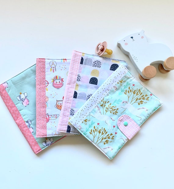 Fabric health book protector Au CHOIX - fleece - birth gift - baby gift idea