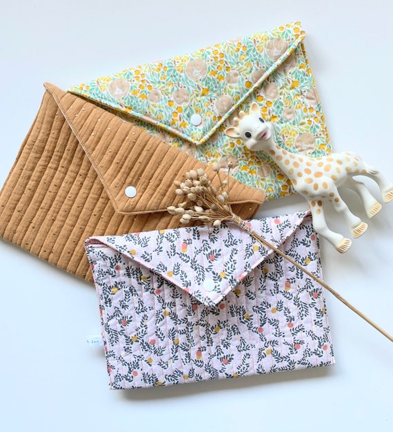 Fleece pouch - Choice of 25 x 17 cm - gift idea - Baby toiletry bag - makeup bag - Diaper pouch