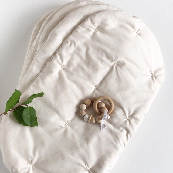 TOPPONCINO WHITE - Montessori - Oekotex - birth gift - baby cot - birth gift