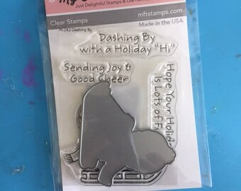 My favorite things stamps/PURE INNOCENCE Dashing By -- stamps & dies