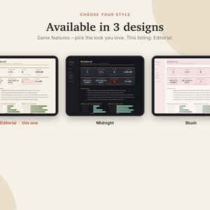 Calcolatore prezzi Excel e Fogli Google, Prezzi dei prodotti per venditori Etsy, Foglio di calcolo per il calcolo di costi e profitti per prodotti fatti a mano / Crema neutra immagine 8