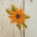Felt Black Eyed Susan flowers, die cut for craft and embellishment, card making, Maryland, personalised gift, birthdays, wedding