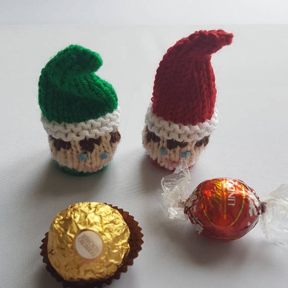 Knitting Pattern for Elf Hat Ferrero Rocher cover 