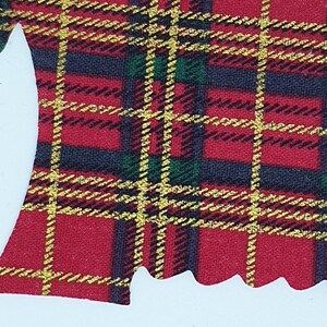 Tartan Scottie Dog Applique, Die Cut Dog, Iron on Scottie - Etsy