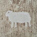 Felt Sheep / Lambs, die cut for craft and embellishment, card making, Easter craft, bunting, cushion applique