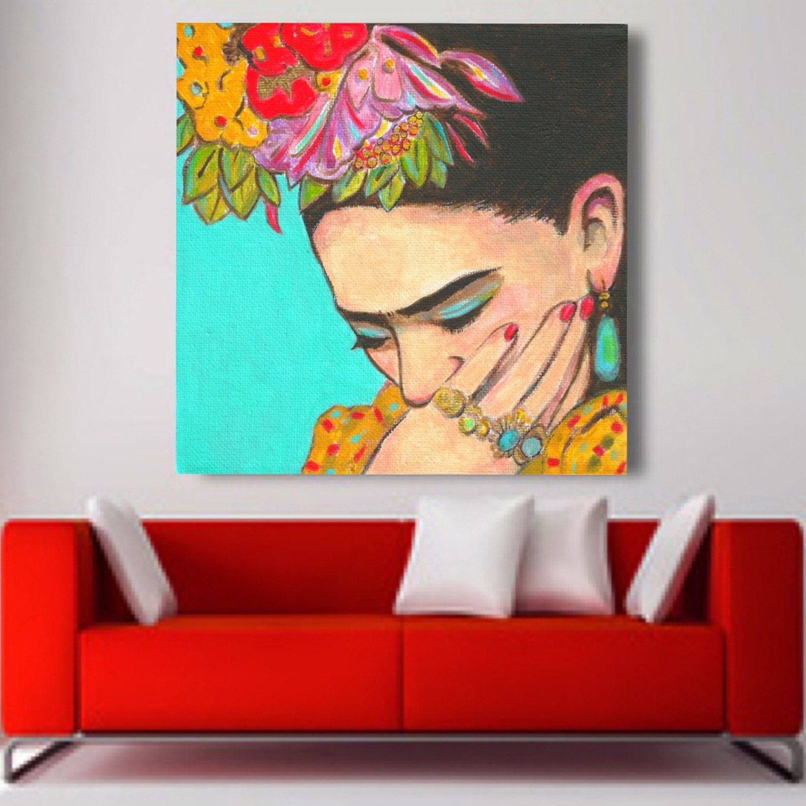 Mexican Art Painting Diego Rivera Etsy