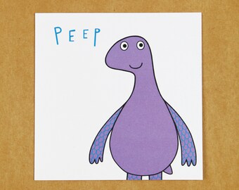 Purple Tortoise Card