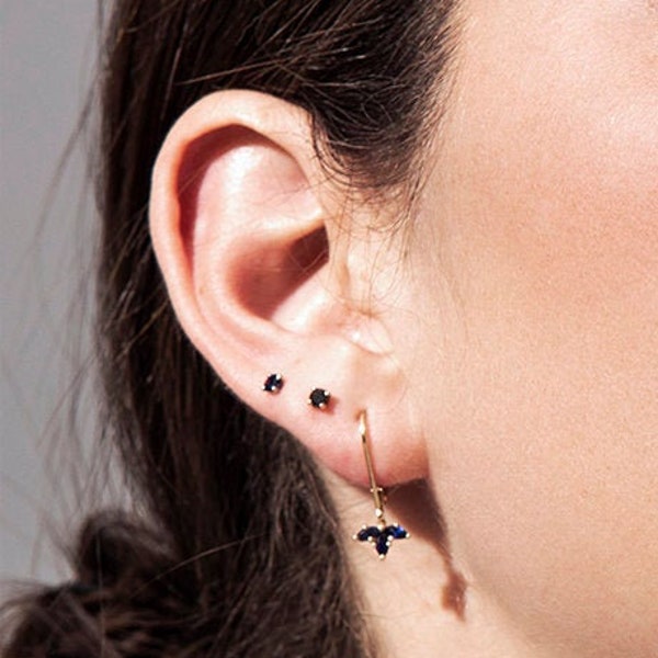 Third Hole Earrings - Etsy