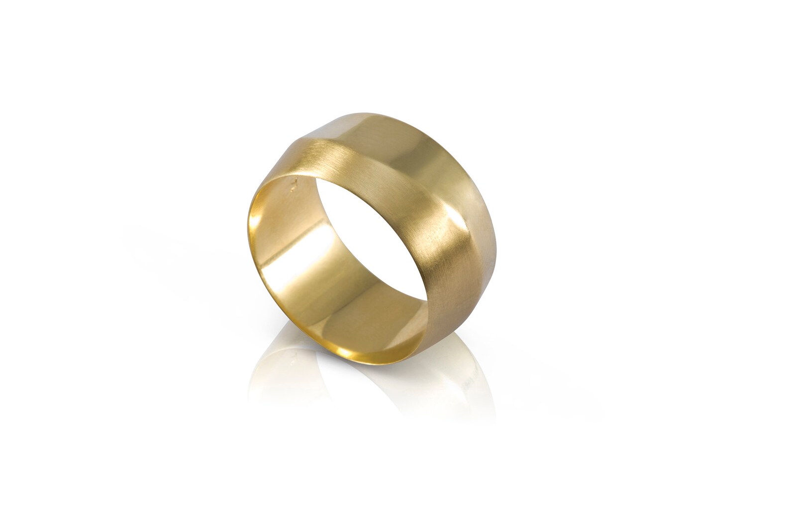 9mm Wide Solid Gold Wedding Ring Etsy