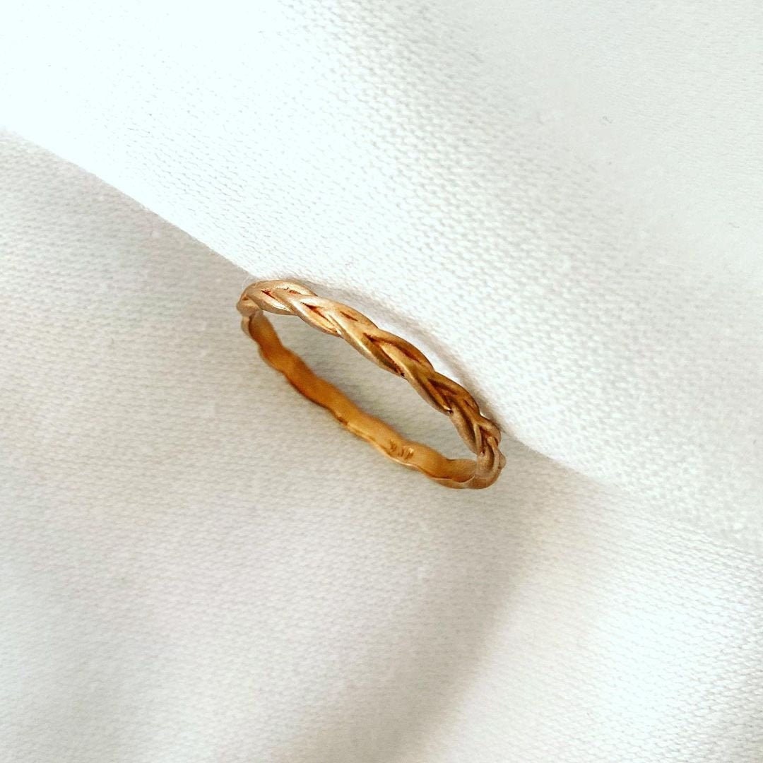 braid wedding band