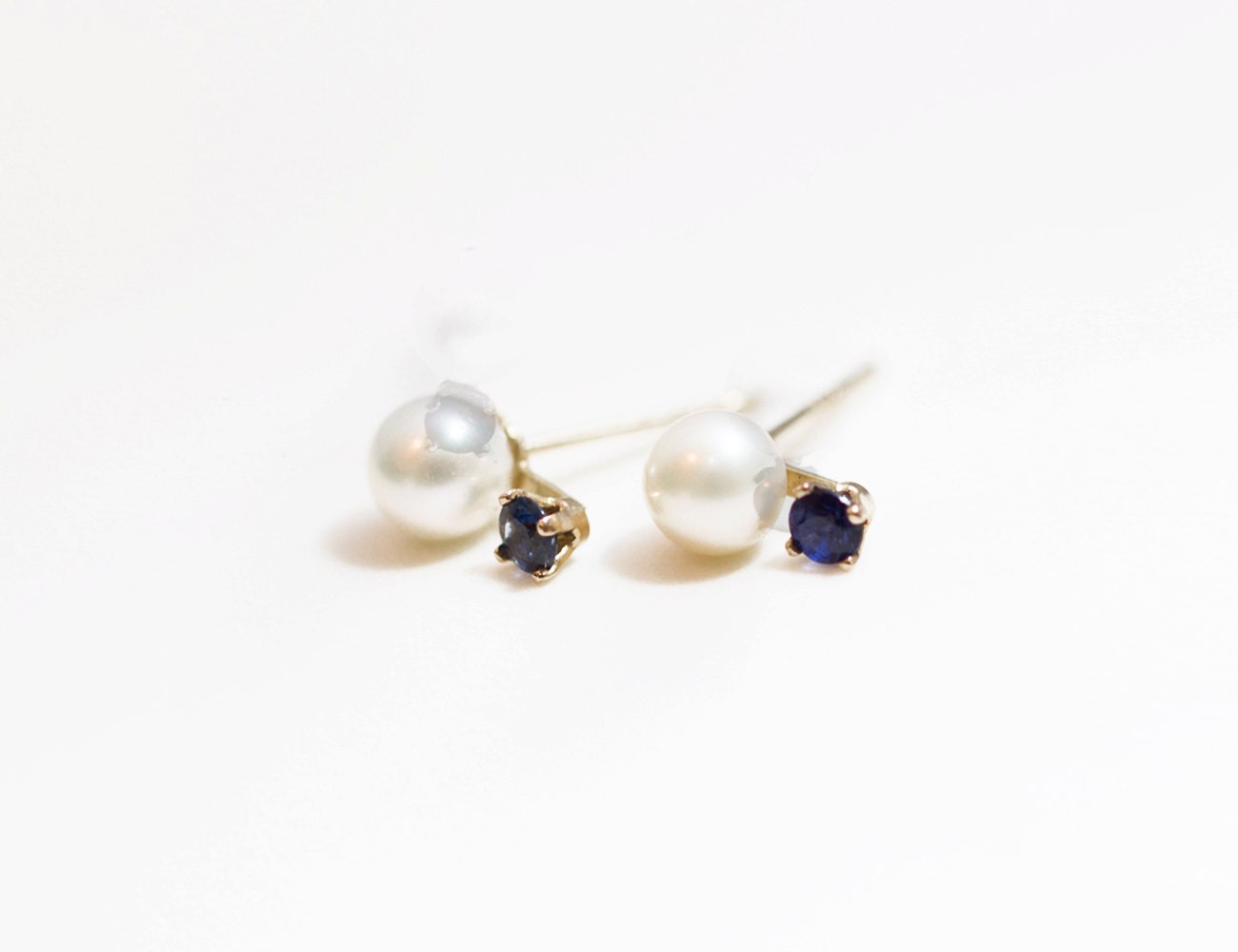 pearl and sapphire earrings pearl and sapphire earrings