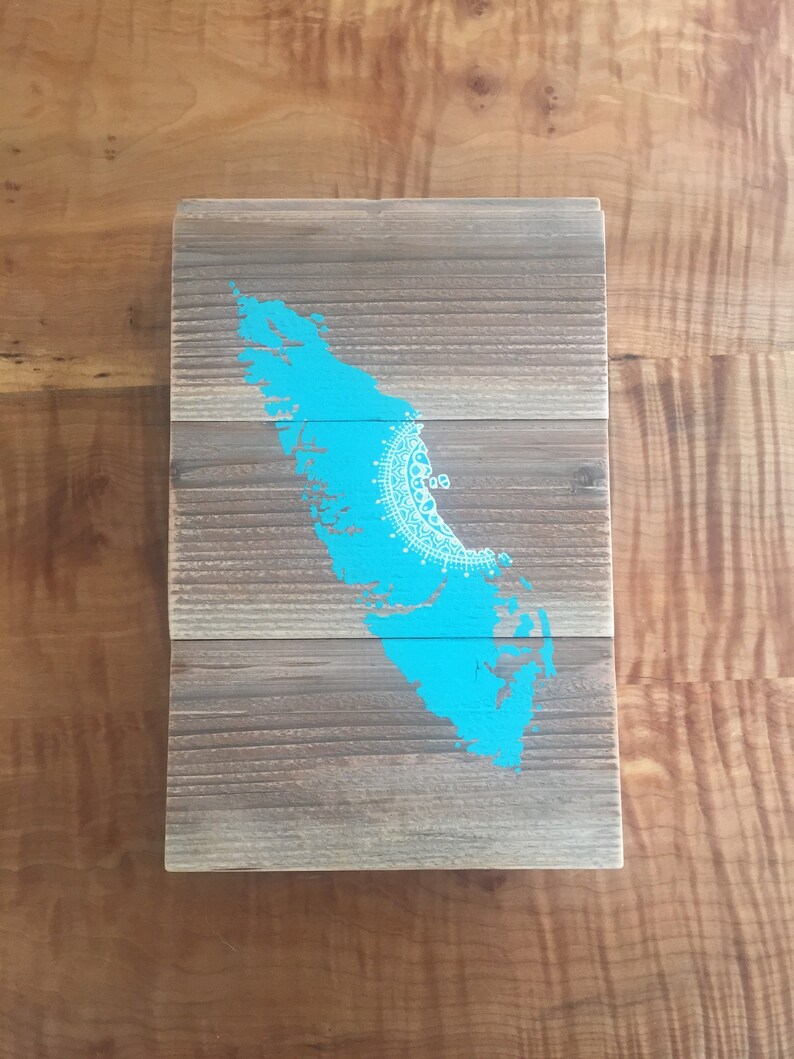 Island Mandala Sun In Light Turquoise Medium Reclaimed Etsy