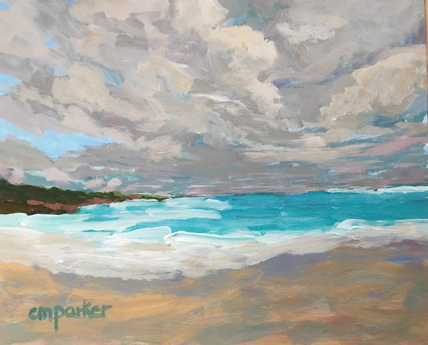 Seascape painting original painting art and collectibles | Etsy