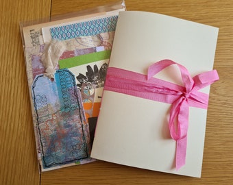 Beginners Junk Journal Kit, Art Journal, Junk Journal