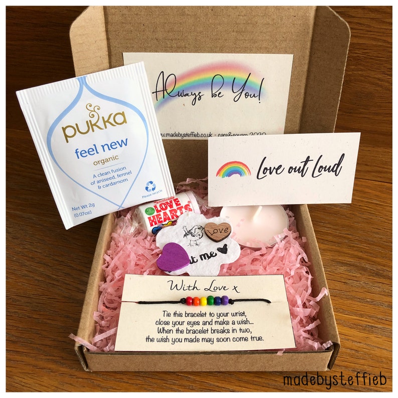 LGBTQ gift box Best Friend box Friendship box Hygge Etsy