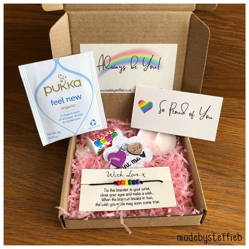 LGBTQ gift box Best Friend box Friendship box Hygge Etsy