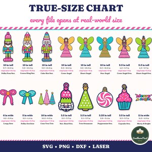 Nutcracker SVG Bundle, 20 Whimsical Christmas Designs, Pink Nutcracker Angel Ornament Laser Cut File, Layered Christmas Sign SVG PNG image 7