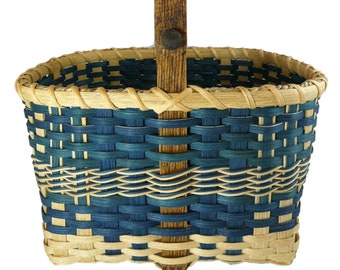 BASKET PATTERN "Oceana" Nautical Swing Handle Market Style