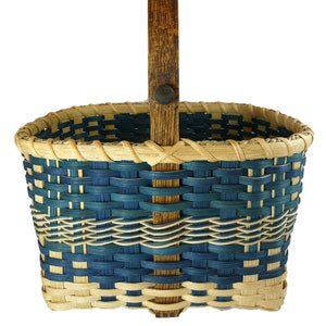 BASKET PATTERN "Oceana" Nautical Swing Handle Market Style