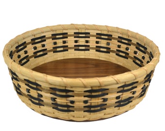 BASKET WEAVING PATTERN "Natalie" Round Table Basket or Tray