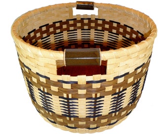 BASKET PATTERN "Finleigh" Large Gathering Basket for Toys, Laundry, or Afghans