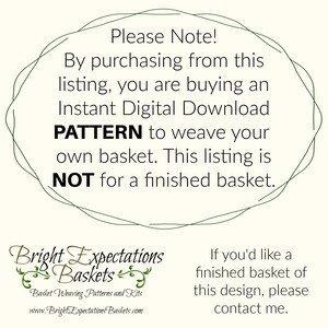 BASKET PATTERN Minnie Large Gathering Basket image 2