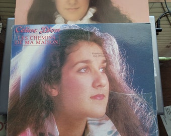 Celine Dion Collection vinyl records from 1982 to 85 in very good condition