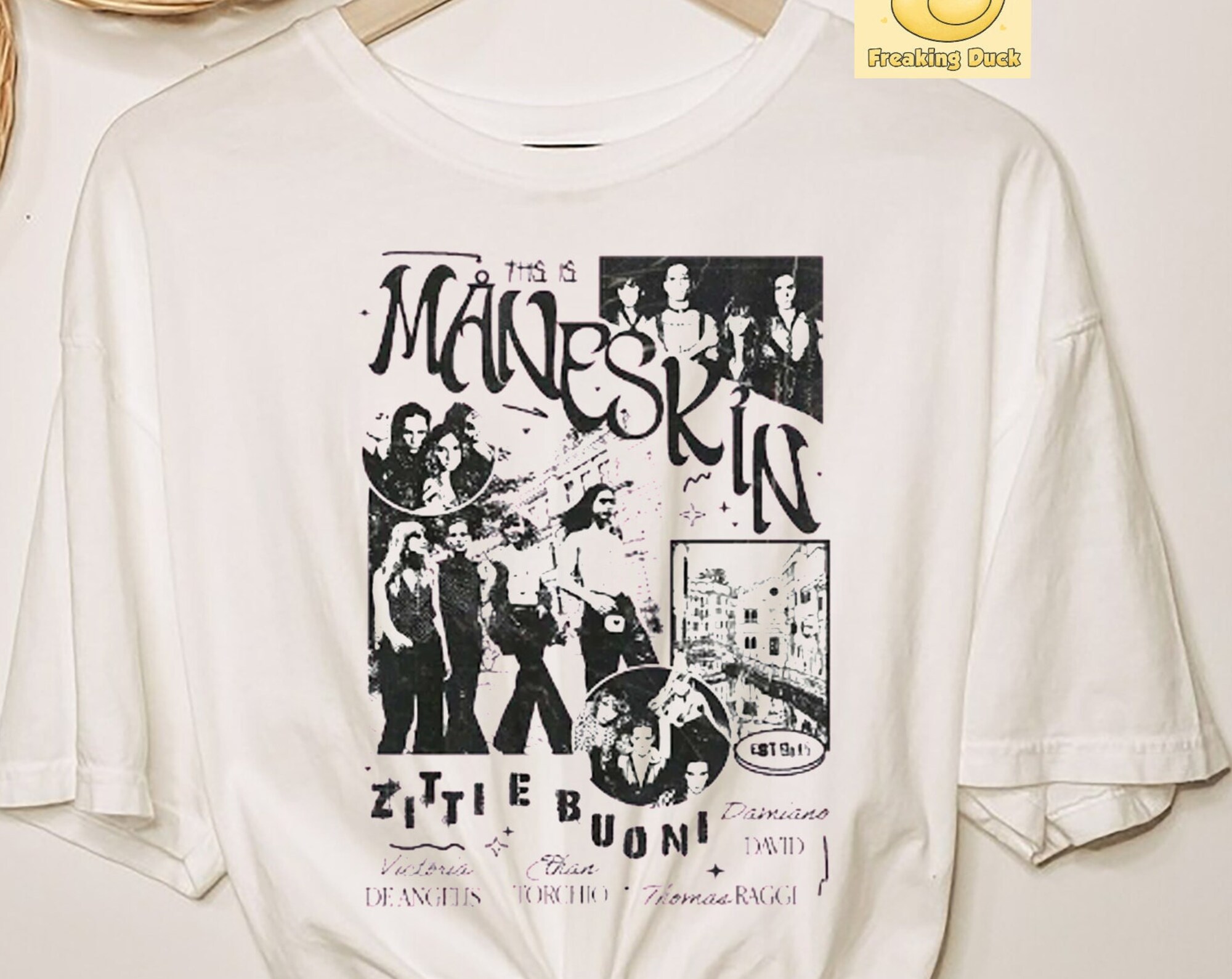 Discover Maneskin Tour 2022 Shirt, Maneskin T-Shirt, Unisex Shirt, Vintage