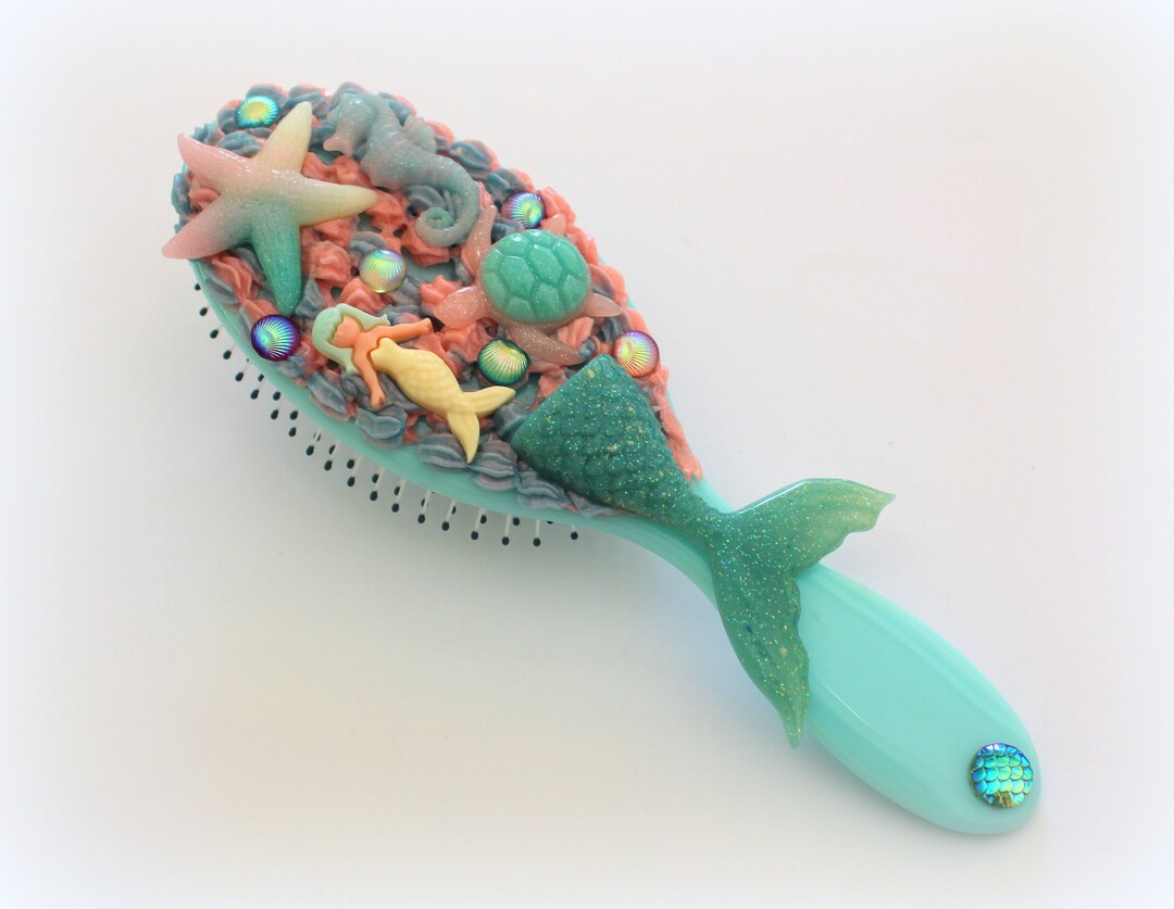 Decoden Hair Brush Girl Hair Brush Mermaid Hair Accessories Etsy