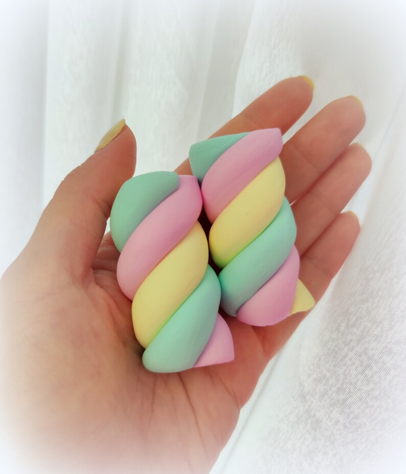 Marshmallow Polymer Clay Food Fridge Etsy