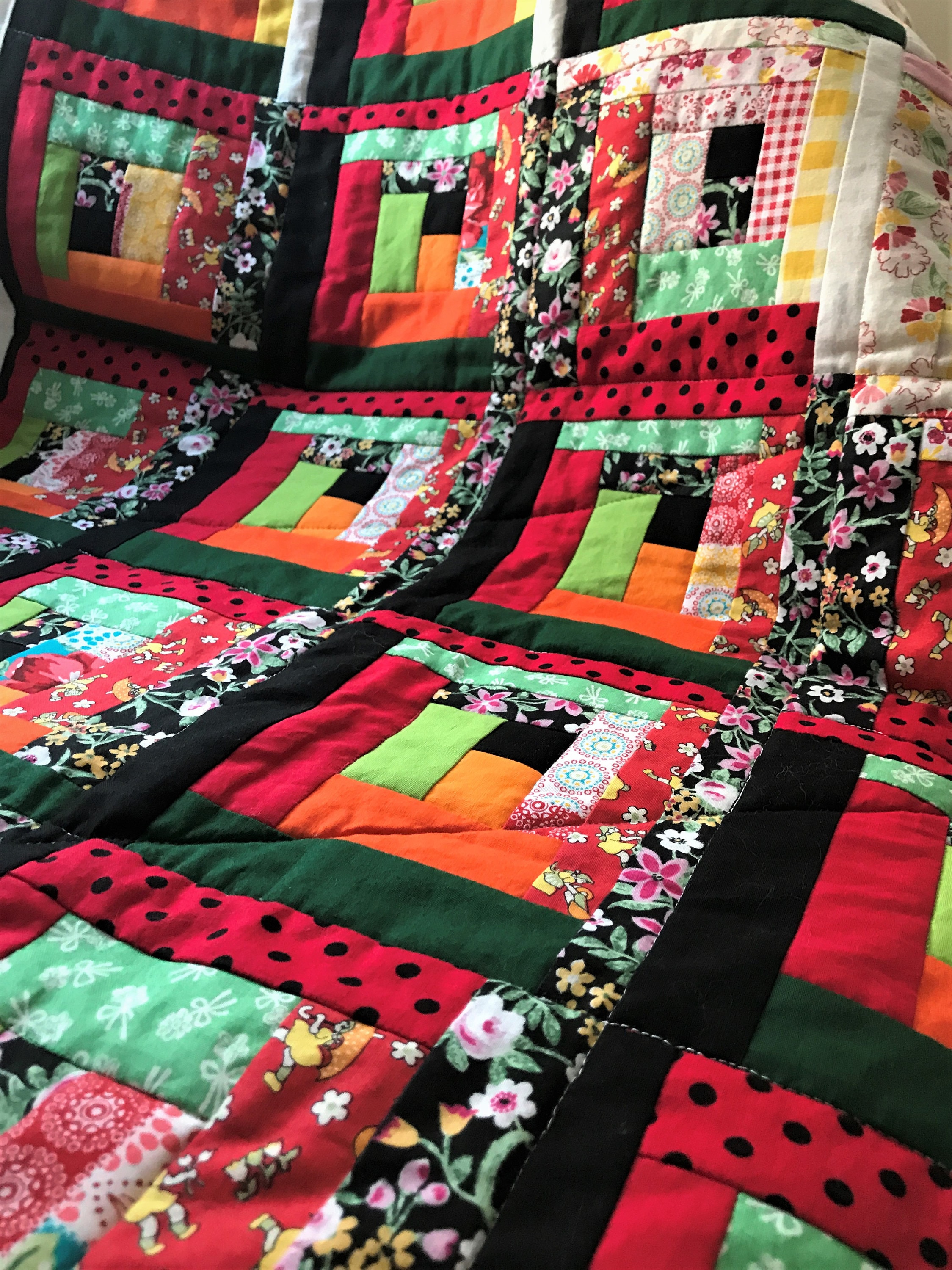 Handmade Sunshine Quilt Lap Quilt Crib Quilt Cotton Quilt Etsy