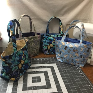 Fabric Handbags Etsy