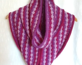 Ilena Textured Cowl Knitting Pattern, Two Lengths (PDF Pattern)