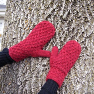 Amaliya Textured Mittens KNITTING PATTERN PDF