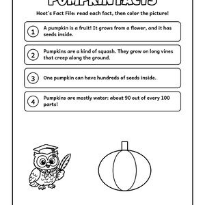 The Pumpkin Puzzle Club Halloween Activity Book for Kids 6-10, 50 Printable Pages, Coloring, Word Search, Mazes, Tracing PDF imagen 8
