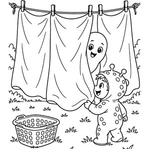 Goofy Ghouls Night Out Halloween Coloring Book for Kids 6-10, 50 Funny Printable Pages, Ghosts, Costumes and Candy PDF imagen 5