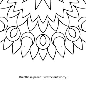 Mindful Mandalas Coloring Book for Adults: 50 Mandala Pages with Breathing Prompts, Floral, Geometric, Nature and Zen, Stress Relief PDF image 6