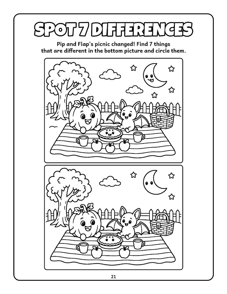 The Pumpkin Puzzle Club Halloween Activity Book for Kids 6-10, 50 Printable Pages, Coloring, Word Search, Mazes, Tracing PDF imagen 5